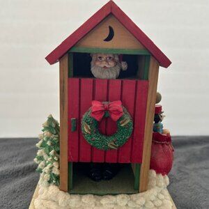 San Francisco Music Box Company Outhouse Santa Claus is Coming to Town, Parts